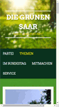 Mobile Screenshot of partei.gruene-saar.de