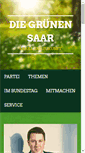 Mobile Screenshot of beitritt.gruene-saar.de